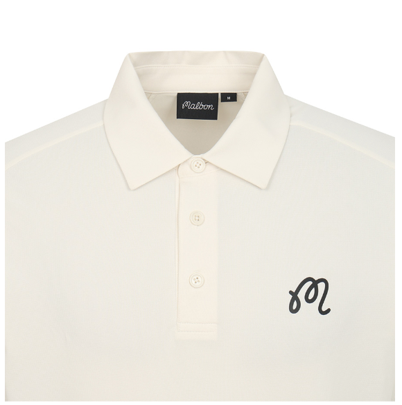 Malbon Golf Men’s Dot Print Casual Athletic Polo Shirt