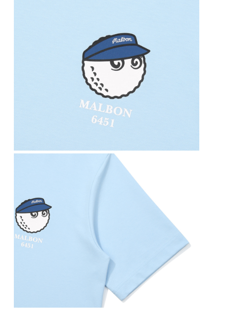 Malbon Golf Dosan 645-1 Graphic Heavyweight Crewneck T-Shirt