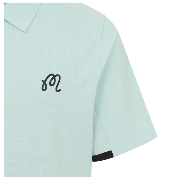 Malbon Golf Men’s Dot Print Casual Athletic Polo Shirt