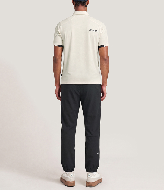 Malbon Golf Men’s Dot Print Casual Athletic Polo Shirt