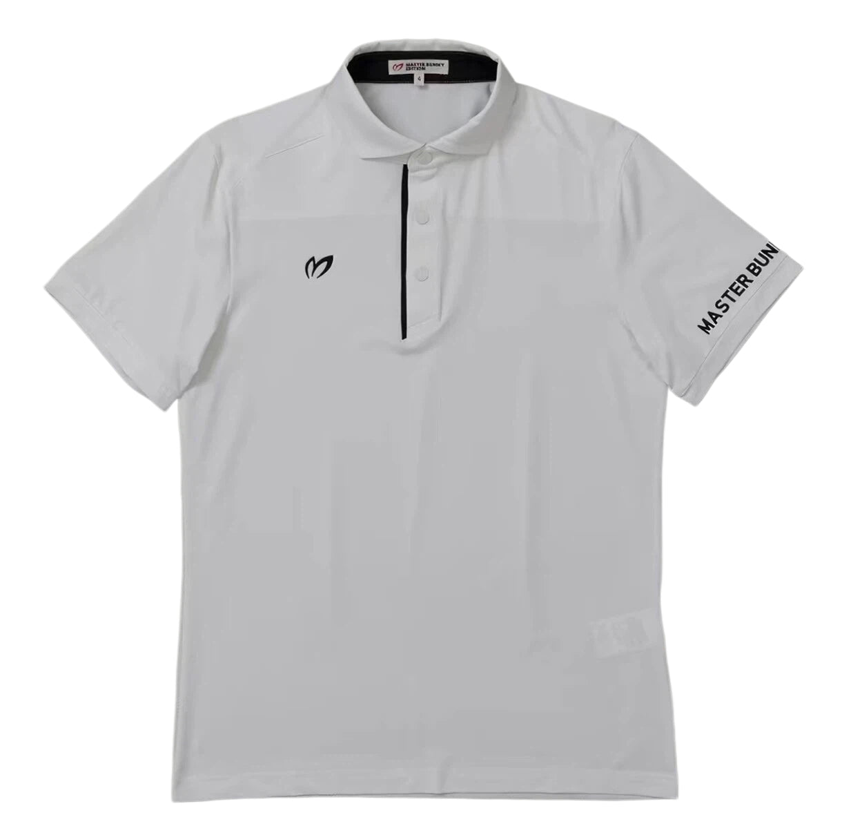 Men’s Summer Breathable  Quick-Dry Stretch Golf Shirt in White - product view