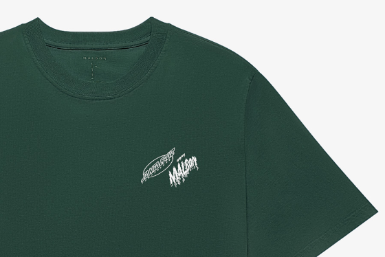Malbon Golf Santa Cruz Bermuda Slit Crewneck T-Shirt