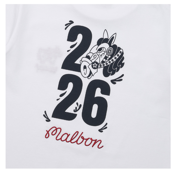 Malbon Golf Unisex Solid Logo Graphic T-Shirt