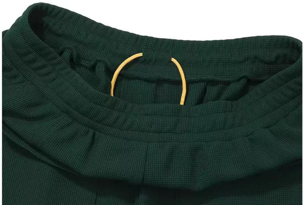 Malbon Golf Men’s Elastic Waist Quick-Dry Breathable Shorts