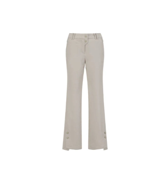 St Andrews women's slim-fit flare golf pants in Khaki - image 11
