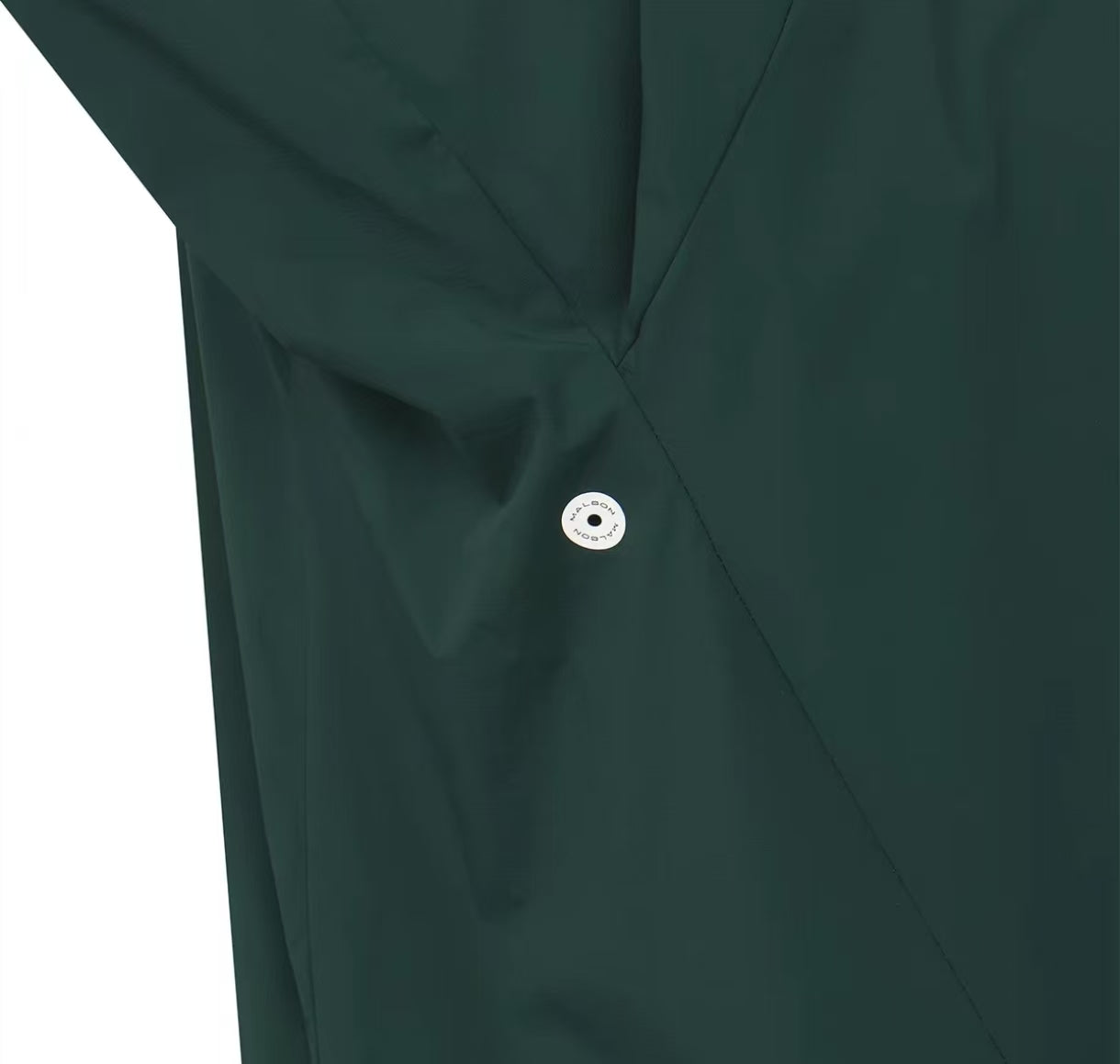 Malbon men Green short-sleeve half-zip golf jacket size chart