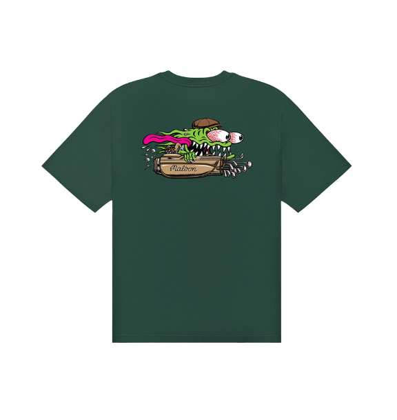 Malbon Golf Santa Cruz Bermuda Slit Crewneck T-Shirt
