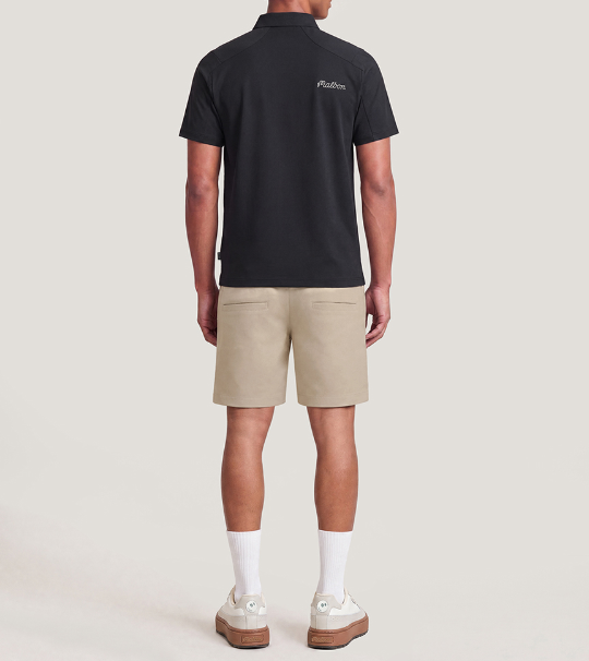 Malbon Golf Men’s Dot Print Casual Athletic Polo Shirt