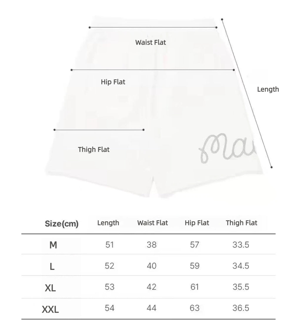 Malbon Golf Men’s Elastic Waist Quick-Dry Breathable Shorts