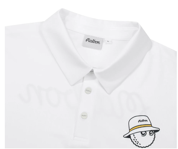 Malbon Golf Men’s Stretch Quick-Dry Athletic Polo Shirt