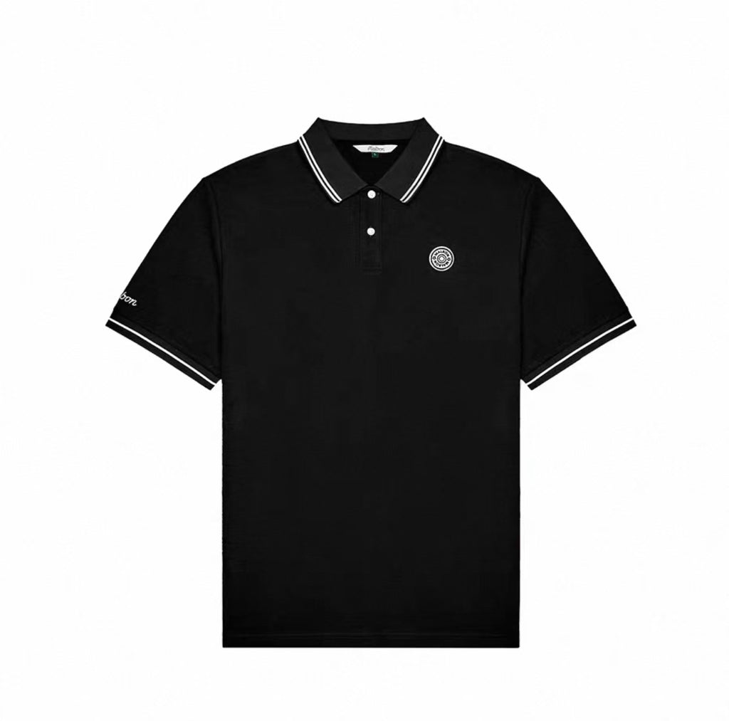 Malbon Golf Men’s Moisture-Wicking Athletic Polo Shirt