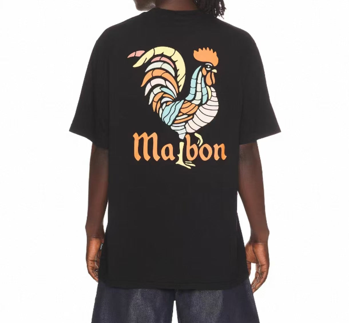 Malbon Golf Men’s Black Bermuda Graphic T-Shirt