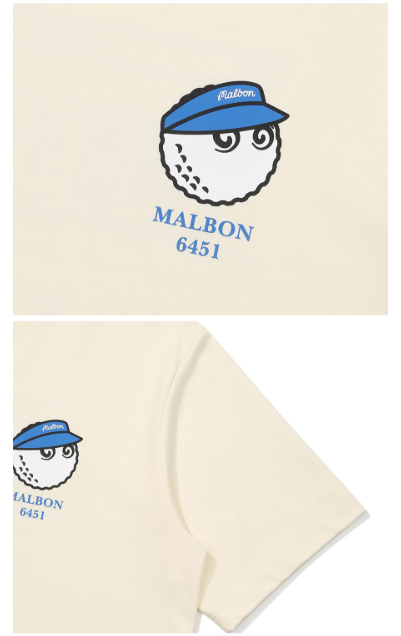 Malbon Golf Dosan 645-1 Graphic Heavyweight Crewneck T-Shirt