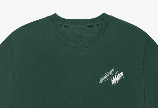 Malbon Golf Santa Cruz Bermuda Slit Crewneck T-Shirt