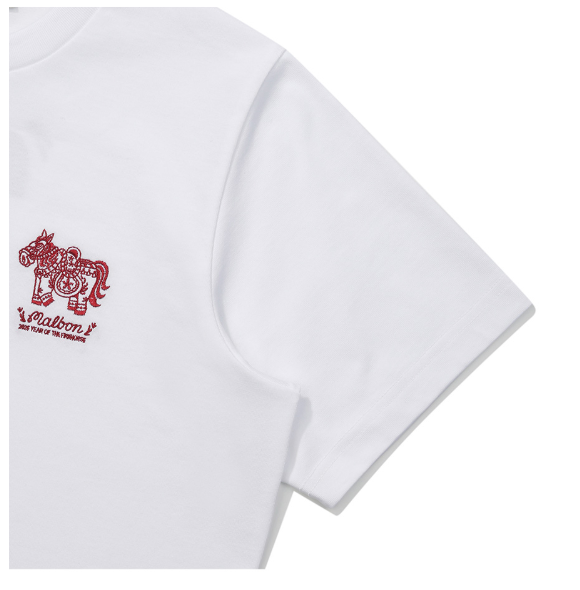 Malbon Golf Unisex Solid Logo Graphic T-Shirt