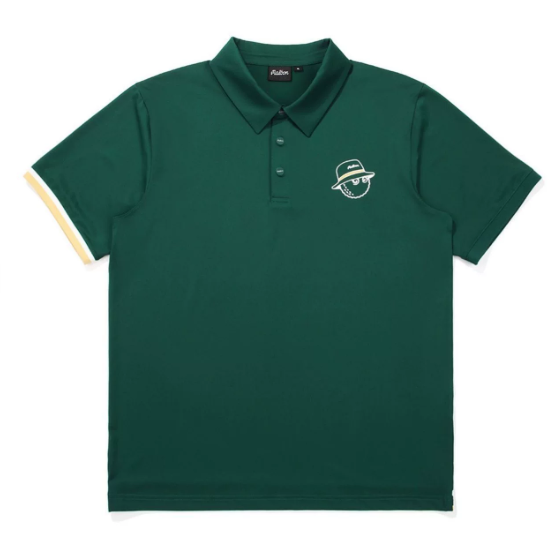 Malbon Golf Men’s Stretch Quick-Dry Athletic Polo Shirt