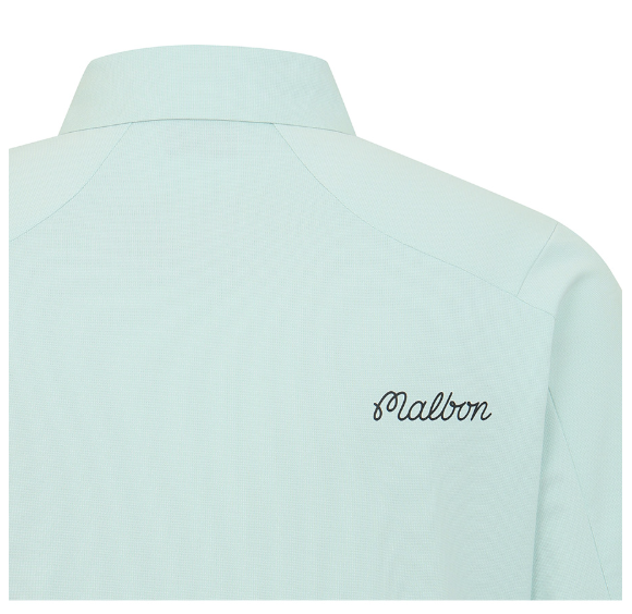 Malbon Golf Men’s Dot Print Casual Athletic Polo Shirt