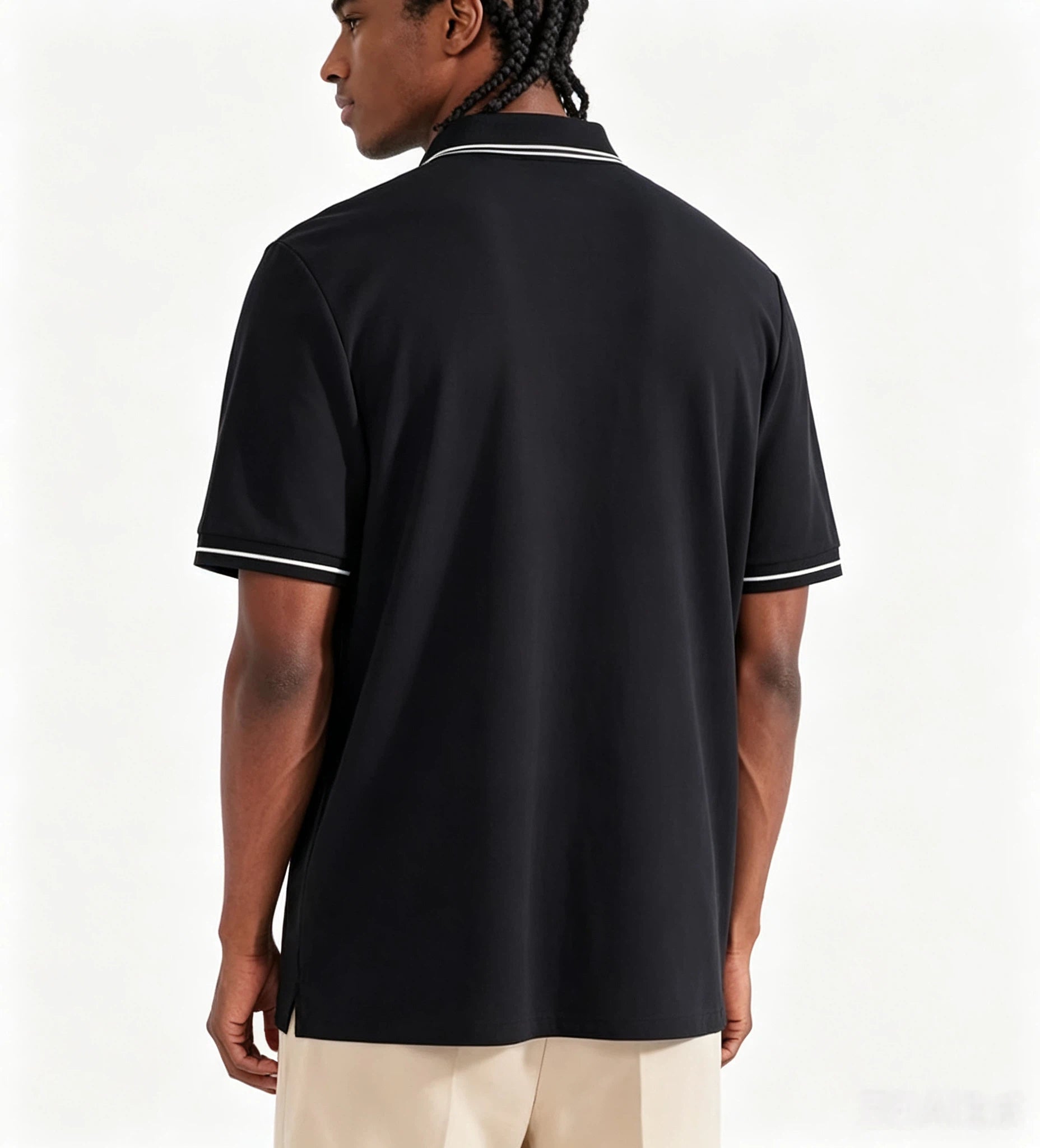 Malbon Golf Men’s Moisture-Wicking Athletic Polo Shirt