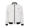 Malbon men White lightweight golf jacket front view
