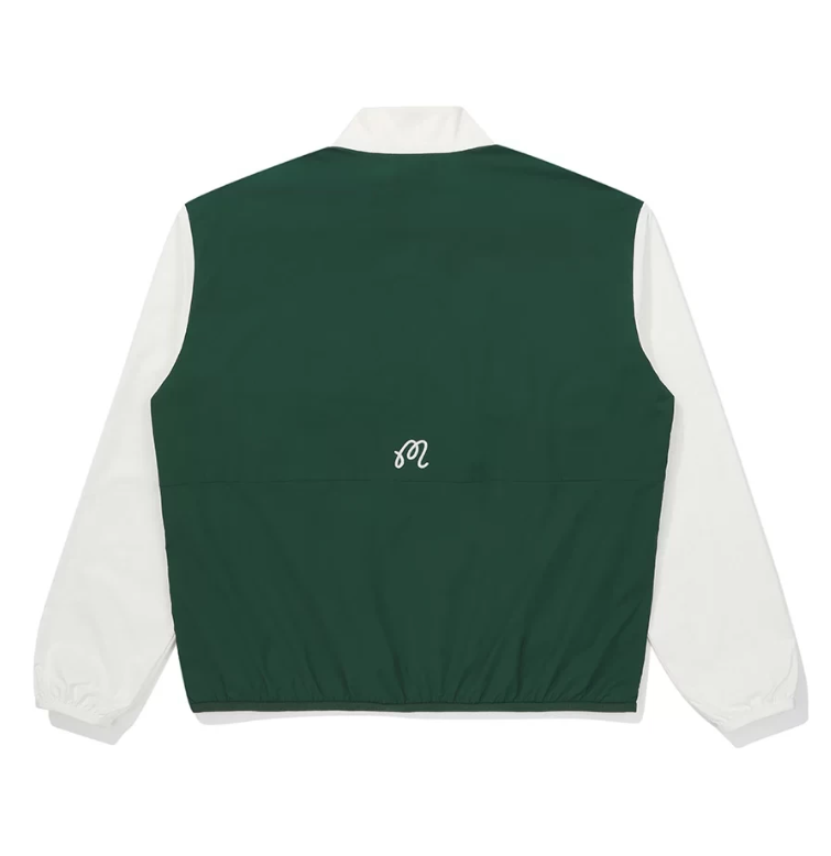 Back view of Malbon women's lightweight windproof golf jacket