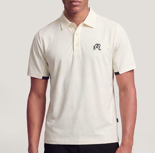 Malbon Golf Men’s Dot Print Casual Athletic Polo Shirt