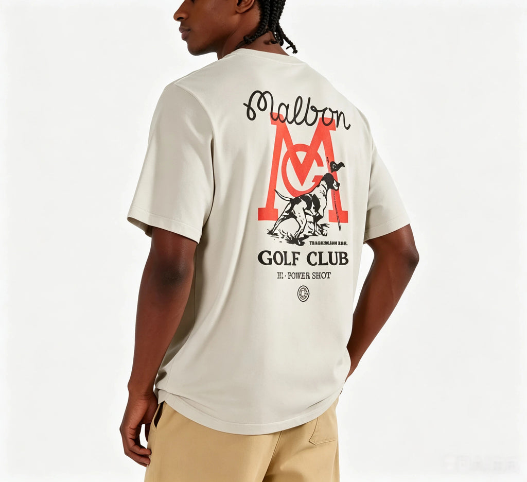 Malbon Golf Bermuda High-Performance Athletic Casual Shirt