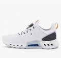men’s C4 waterproof golf shoes in White, side profile