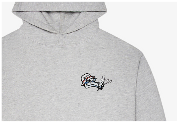 Malbon Golf Unisex Dragon Graphic Heavyweight Streetwear Hoodie