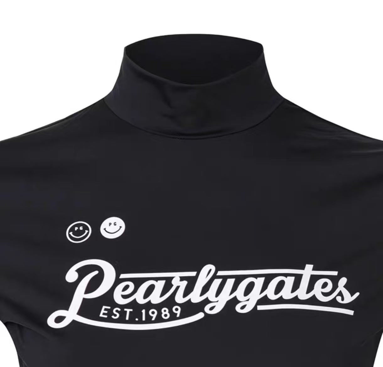 Women’s Summer Breathable Quick-Dry Sun Protection Slim Golf Shirt in Black - product view
