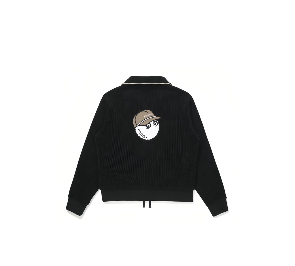 Malbon women's half-zip golf sweatshirt jacket in Black - image 2