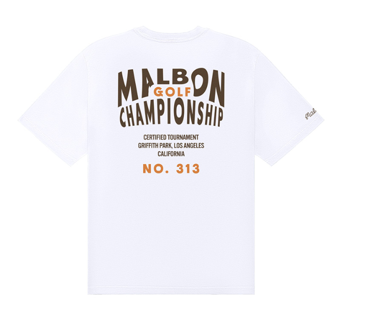 Malbon Golf Unisex Crewneck Training Casual Athletic T-Shirt