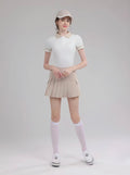 Women’s Summer Quick-Dry Golf Tennis Shirt Skirt Set - product view