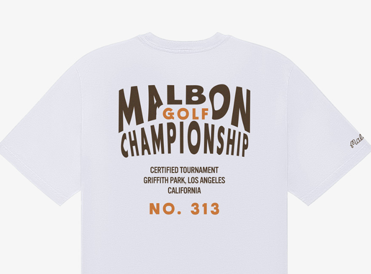 Malbon Golf Unisex Crewneck Training Casual Athletic T-Shirt