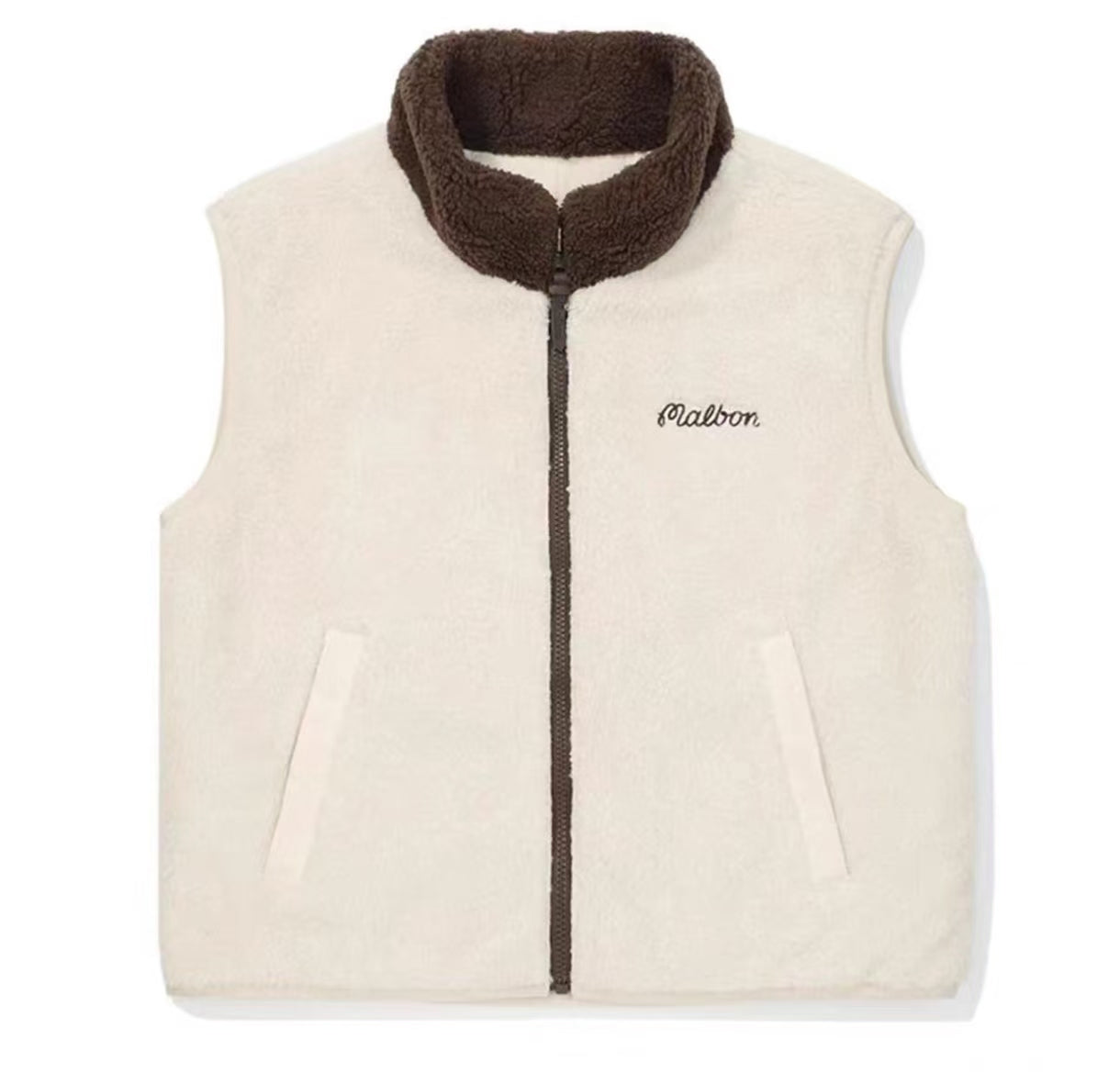Malbon Golf Women’s Reversible Fleece Insulated Vest