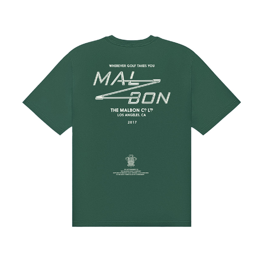 Malbon Golf Men’s Bermuda Utility Athletic Casual T-Shirt