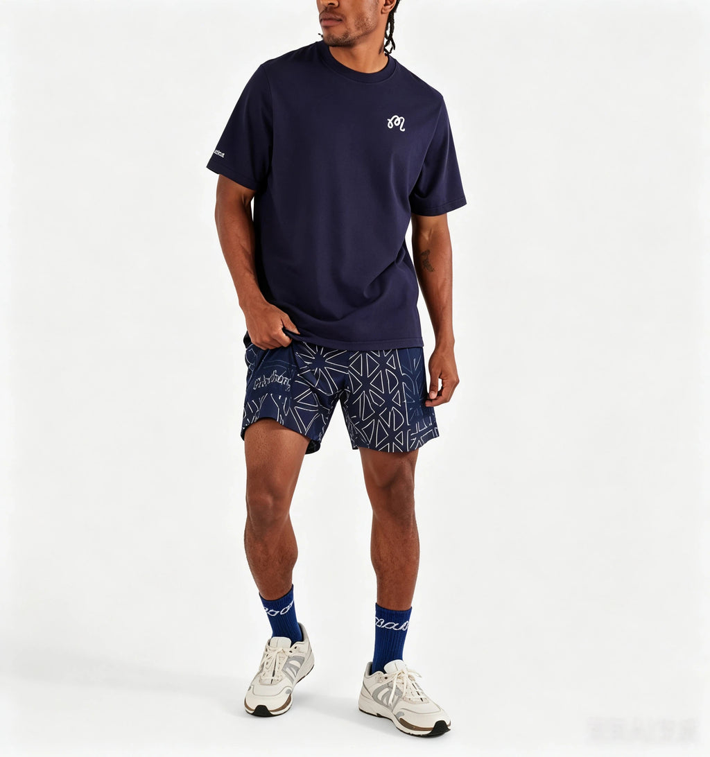 Malbon Golf Unisex Crewneck Training Casual Athletic T-Shirt