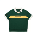 Green Malbon women's cooling slim fit golf polo shirt front view
