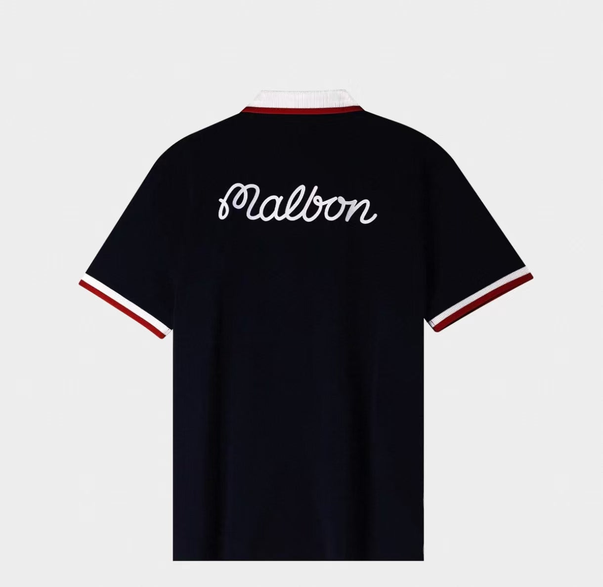 Malbon Golf Men’s Colorblock Athletic Polo Shirt