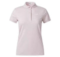 Women’s 2026 Spring Summer Premium Slim Golf Polo Shirt in Pink - product view
