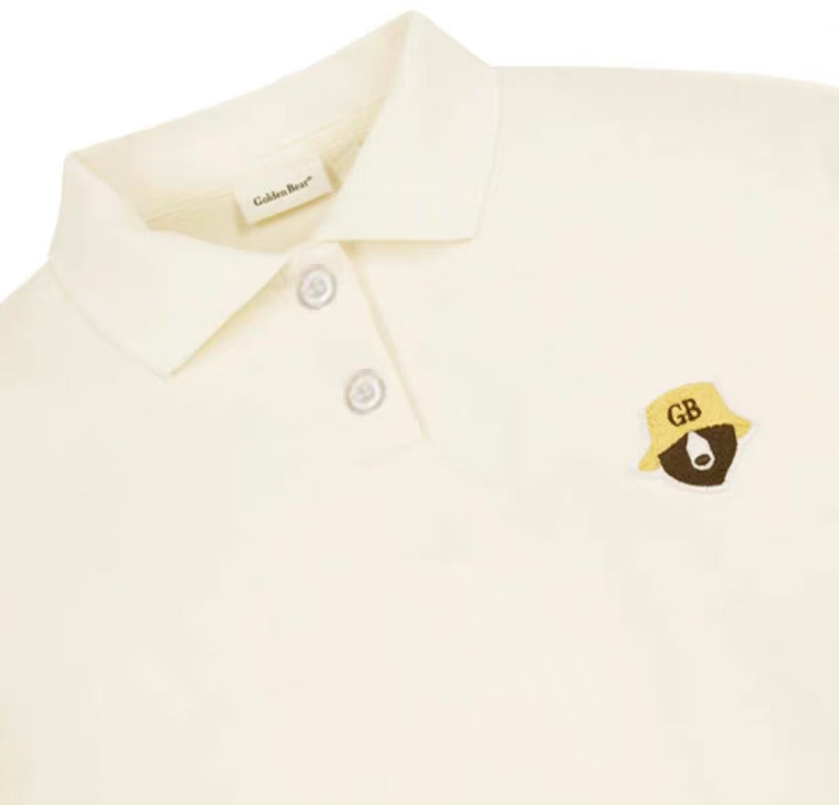 Golden Bear Beige sweatshirt chest detail