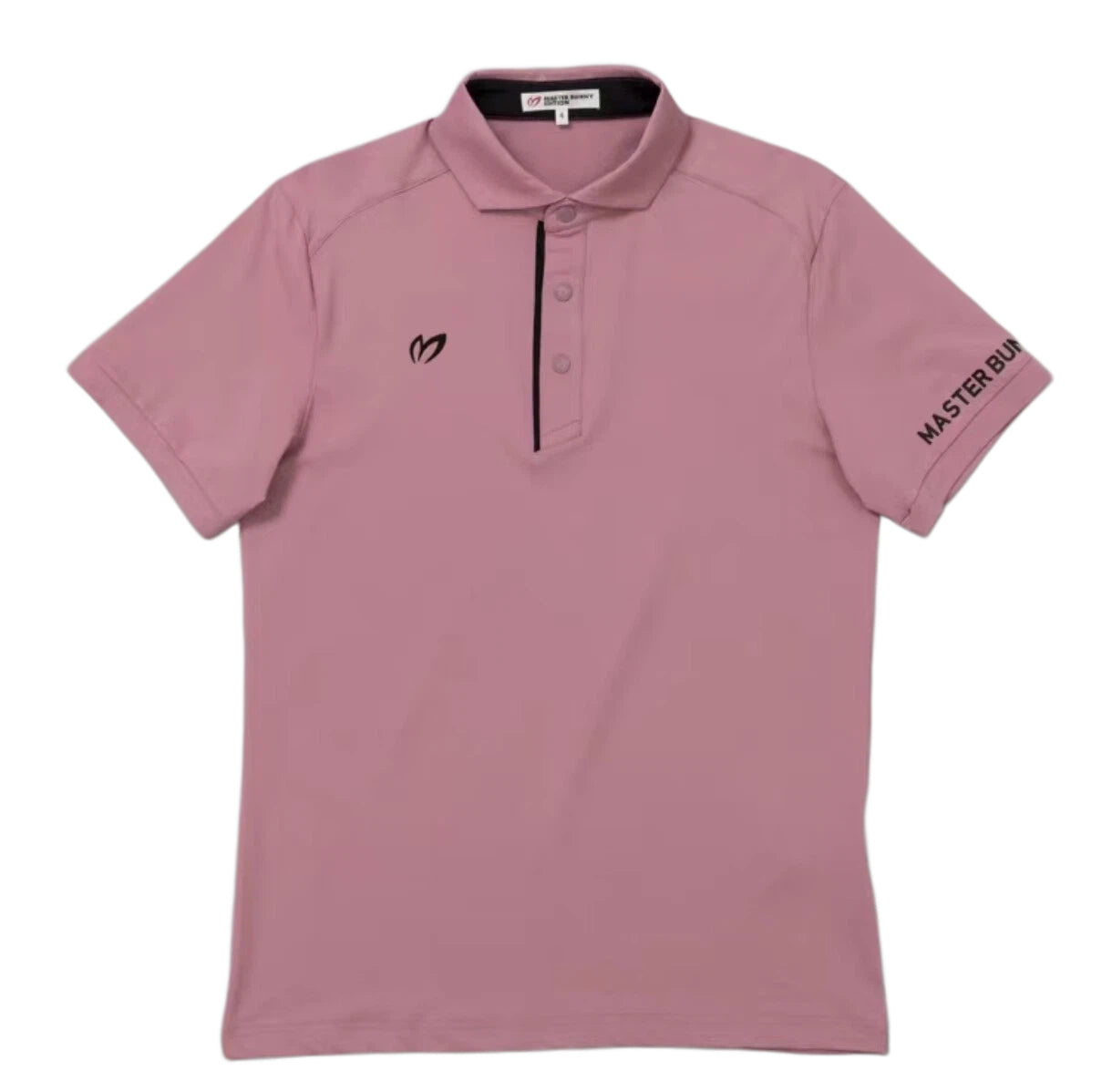 Men’s Summer Breathable  Quick-Dry Stretch Golf Shirt in Pink - product view