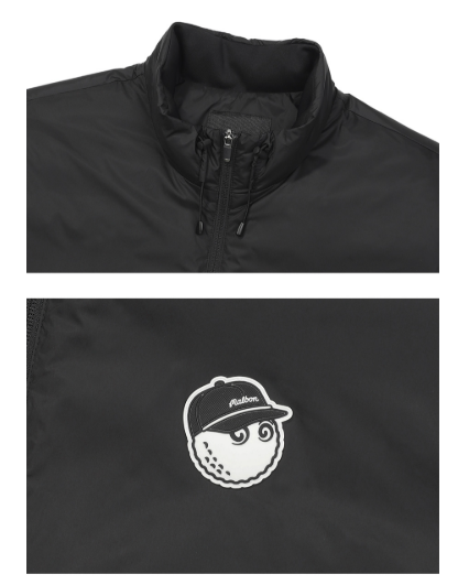 Malbon Golf Men’s Stand Collar Lightweight Windproof Jacket