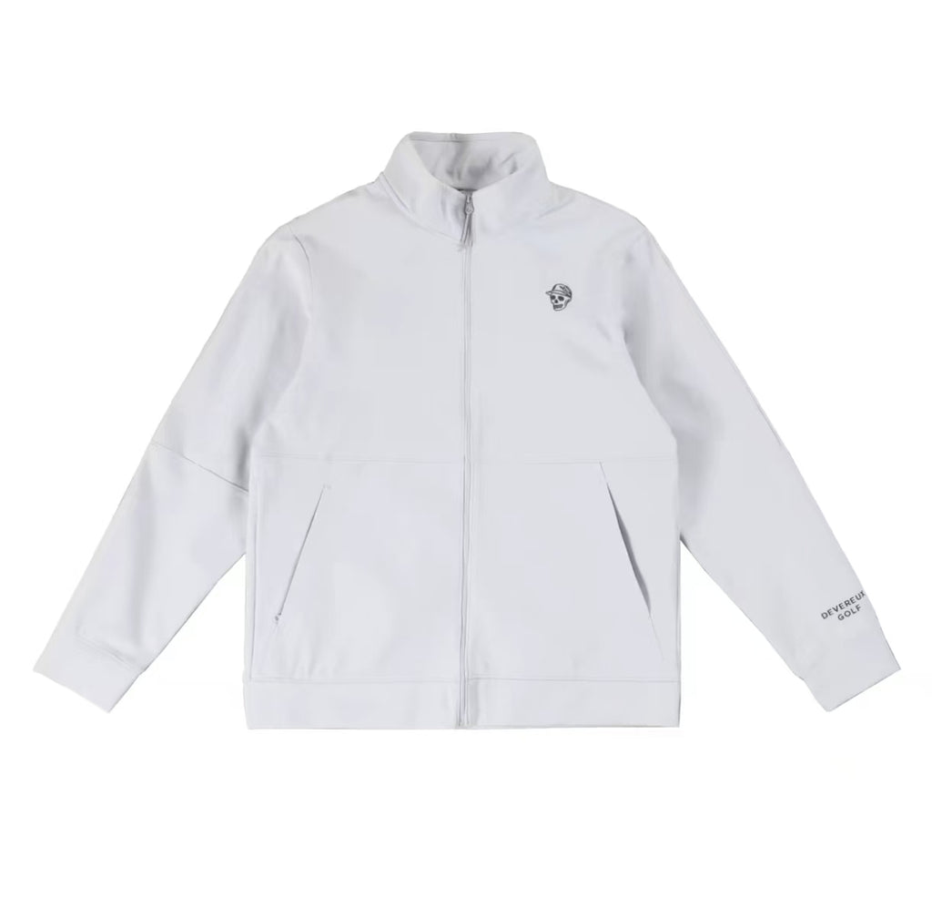 Devereux Golf Fleece-Lined Full-Zip Loose Windbreaker Jacket