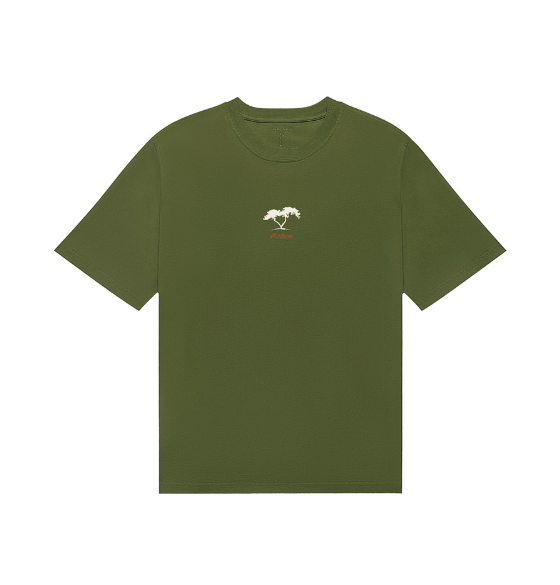 Malbon Bermuda 858 men’s graphic golf tee in green product image