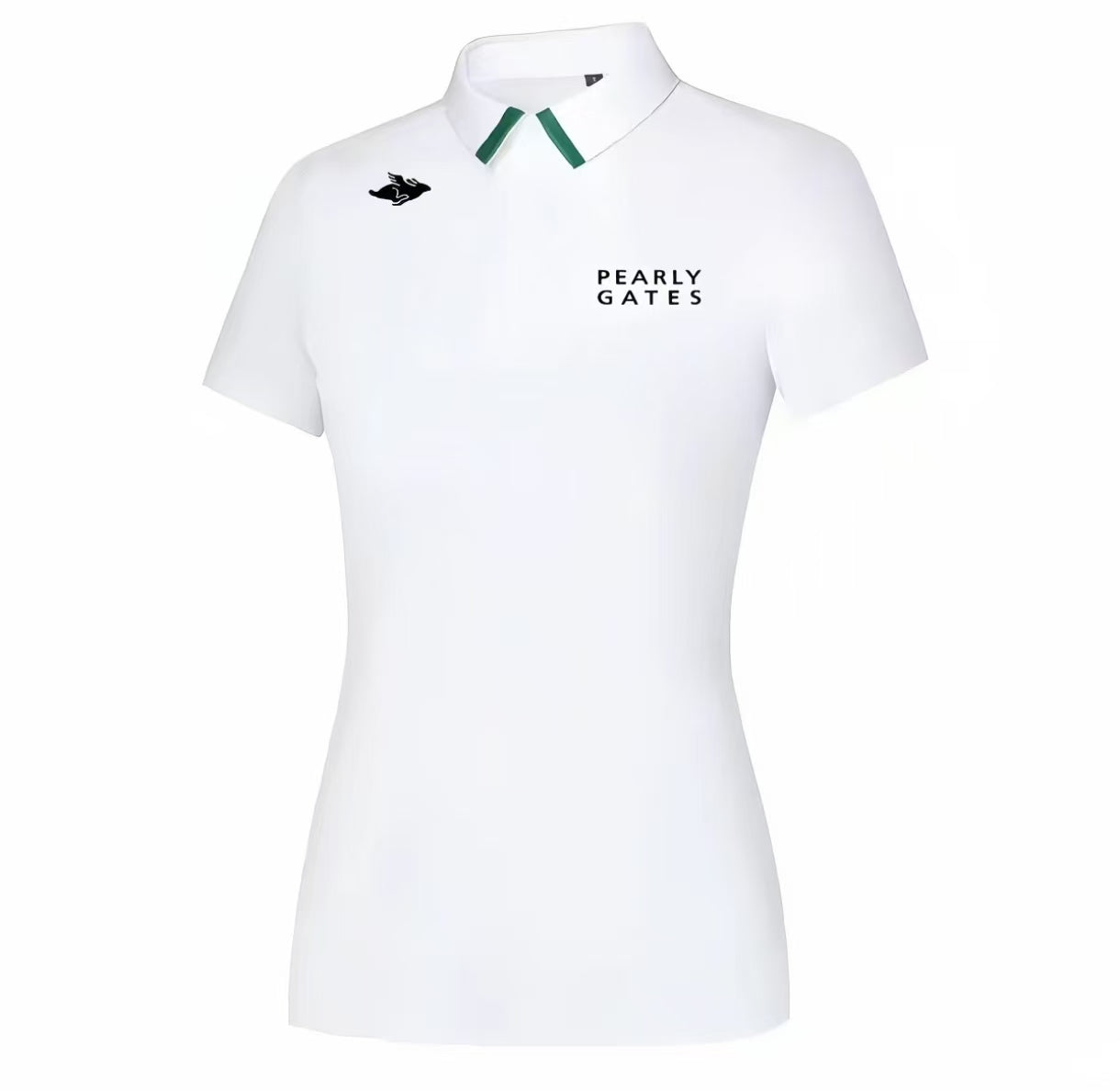 Women’s Summer Breathable Quick-Dry Versatile Golf Shirt in White - product view