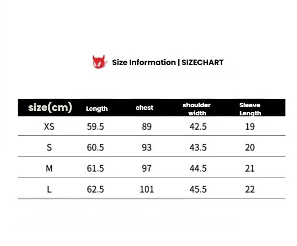 WAAC Illusion Green women’s golf polo size chart