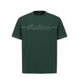 Malbon Golf Men’s Green Barrel Stitch Graphic T-Shirt