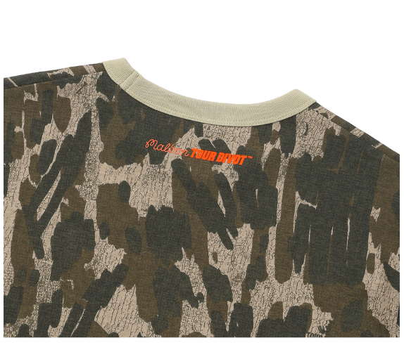 Malbon Golf Tour Divot Circular Graphic Casual T-Shirt