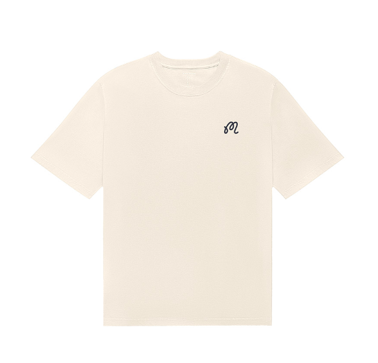 Malbon Bermuda men’s graphic golf tee in white product image