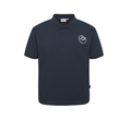 Malbon unisex navy Essential golf polo front view
